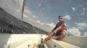 Catalina 14.2 Exciting Sail, Courtesy Vincent Malo