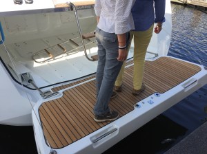 Jeanneau 57 Swim Platform