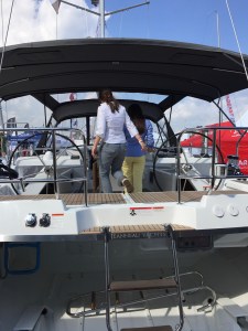 Jeanneau 57 Aft Deck