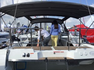 Jeanneau 57 Aft Deck