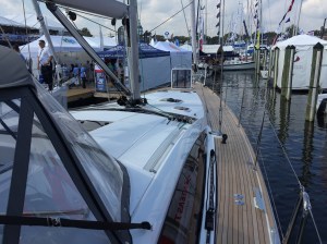 Jeanneau 57 Starboard Side Deck