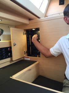 Jeanneau 57 Electrical Panel Access