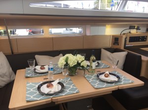 Jeanneau 57 Dining Table