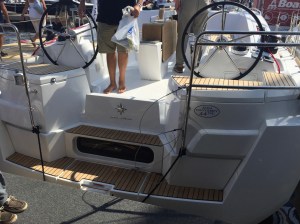 Jeanneau Sun Odyssey 44DS Aft Boarding Steps