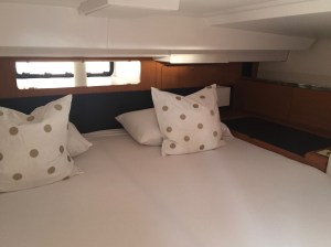 Jeanneau Sun Odyssey 44DS Owner's Cabin Aft, Bunk
