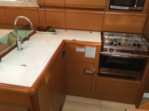 Jeanneau Sun Odyssey 389 Galley