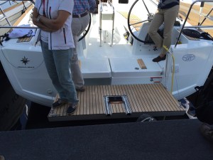 Jeanneau Sun Odyssey 349 Swim Platform - Boarding Platform
